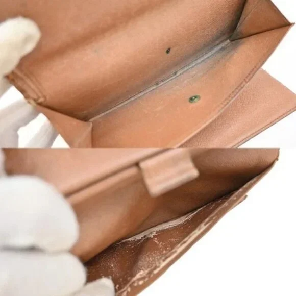 LOUIS VUITTON LV 3 Set Wallet Coin Card Case Monogram Multi Brown White 60YH846 - Picture 13 of 15